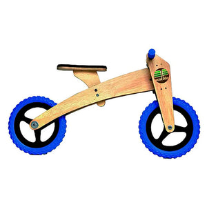 Triciclo/Bicicleta sem Pedal 2 em 1 - WoodBike - Azul - 3 a 5 Anos