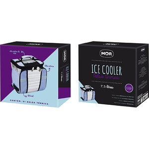 Bolsa Térmica Ice Cooler 7,5 Litros - Mor - Azul