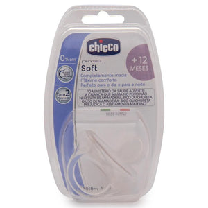 Chupeta Physio Soft - Chicco - Transparente - (12M+)