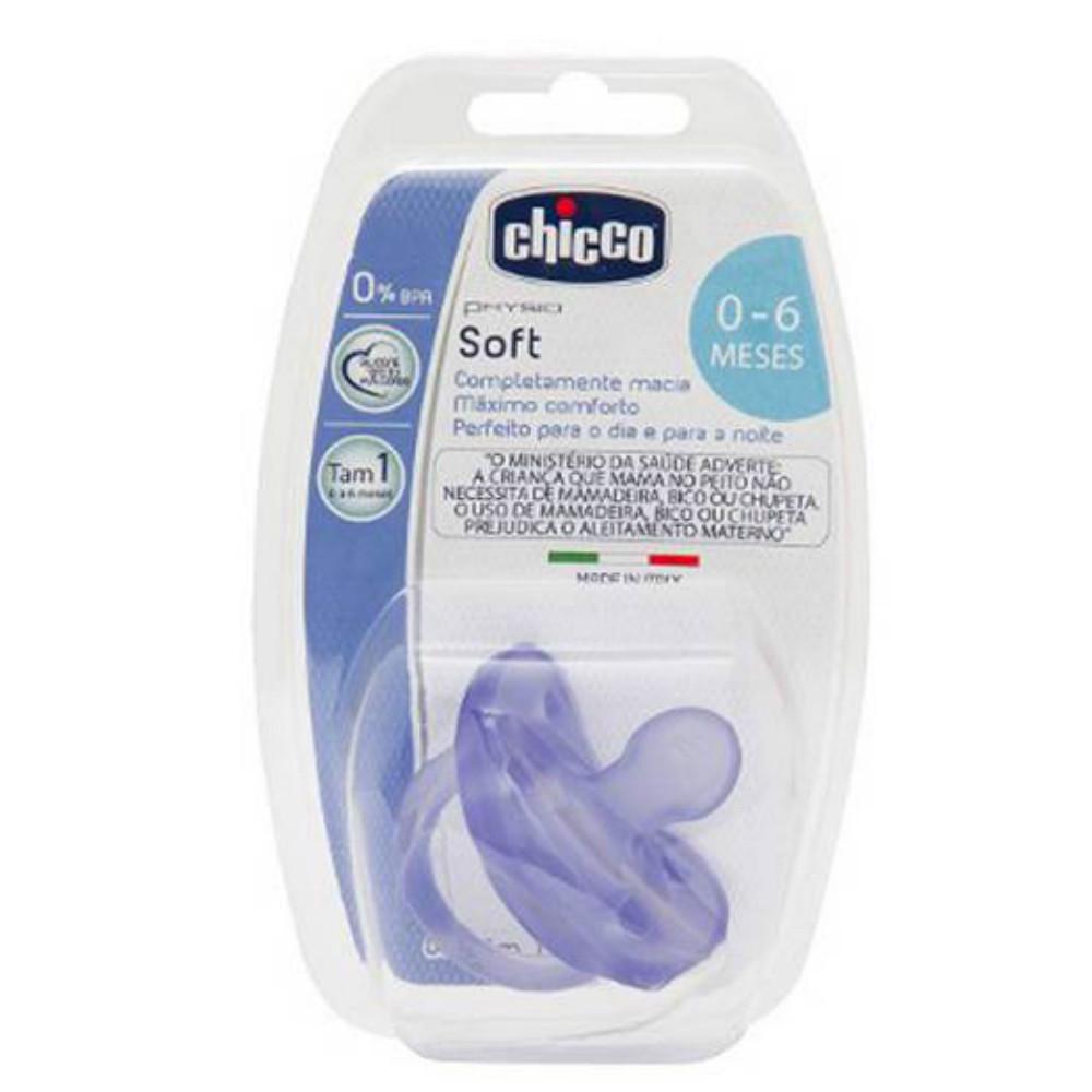 Chupeta Physio Soft - Chicco - Roxo - (0-6M)
