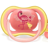 Chupeta Ultra Air Decorada - Avent - Rosa - Flamingo - (6-18M)