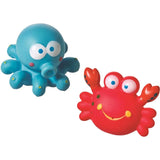 Brinquedo de Banho Animais do Mar - Girotondo Baby - (6M+) - Polvo e Caranguejo
