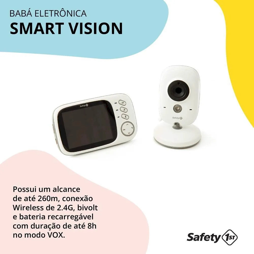 Babá Eletrônica com Monitor  Smart Vision - Safety 1st - (0M+)