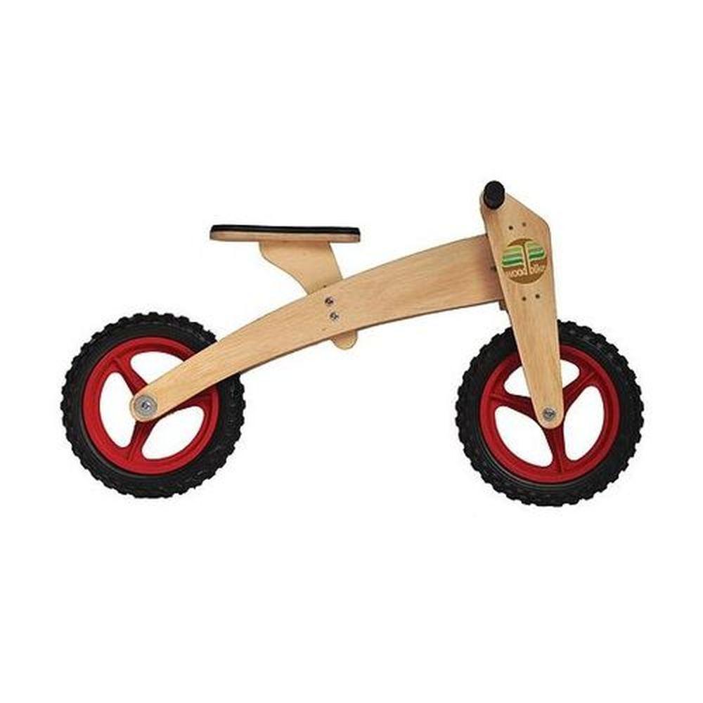 Triciclo/Bicicleta sem Pedal 2 em 1 - WoodBike - Vermelho - (3 a 5 Anos)