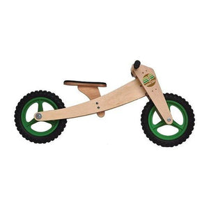 Triciclo/Bicicleta sem Pedal 2 em 1 - WoodBike - Verde - (3 a 5 Anos)