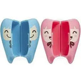 Porta Escova de Dentes - Flipper - Dente Azul/Rosa - (3anos+)