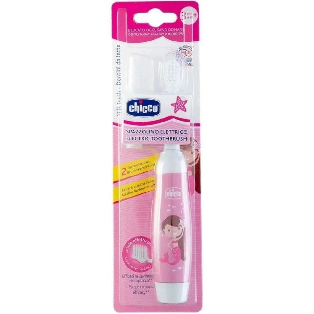 Escova de Dentes Elétrica - Chicco - Rosa - (3 anos+)